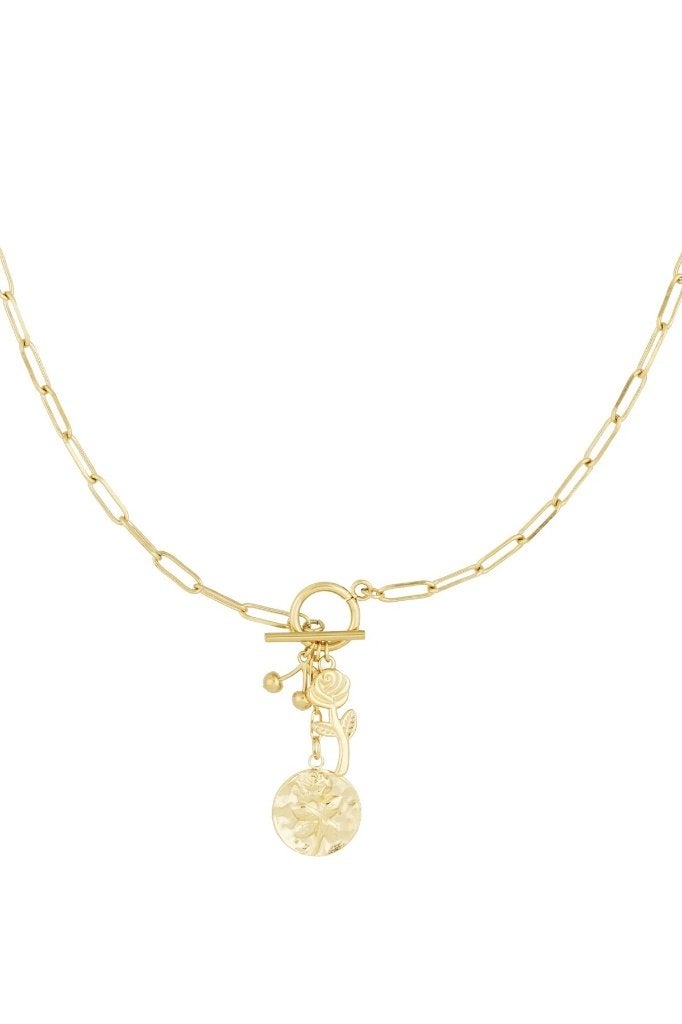 bedelketting sleeping rose, Bijoux, Sacs & Beauté, Enlèvement ou Envoi, Neuf