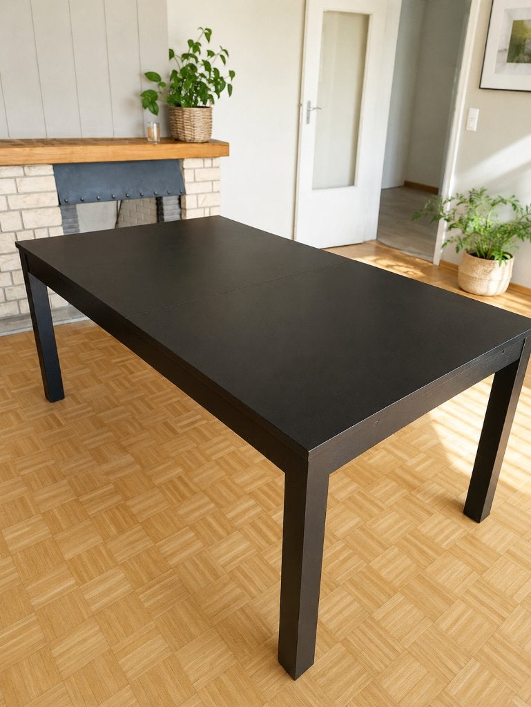 Ikea - Bjursta - Table à manger extensible - 6/12 personnes, Enlèvement, Utilisé, 50 à 100 cm, Rectangulaire
