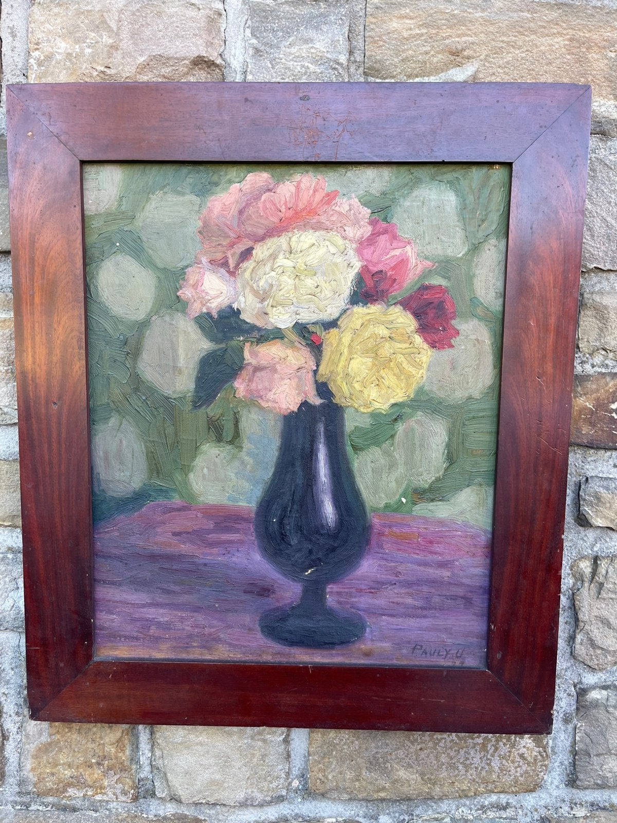 Peinture a l’huile Pauly, Enlèvement