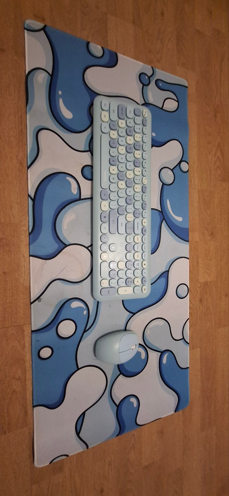 muis keyboard en muispad wireless, Computers en Software, Ophalen, Draadloze ontvanger, Moffi, Zo goed als nieuw