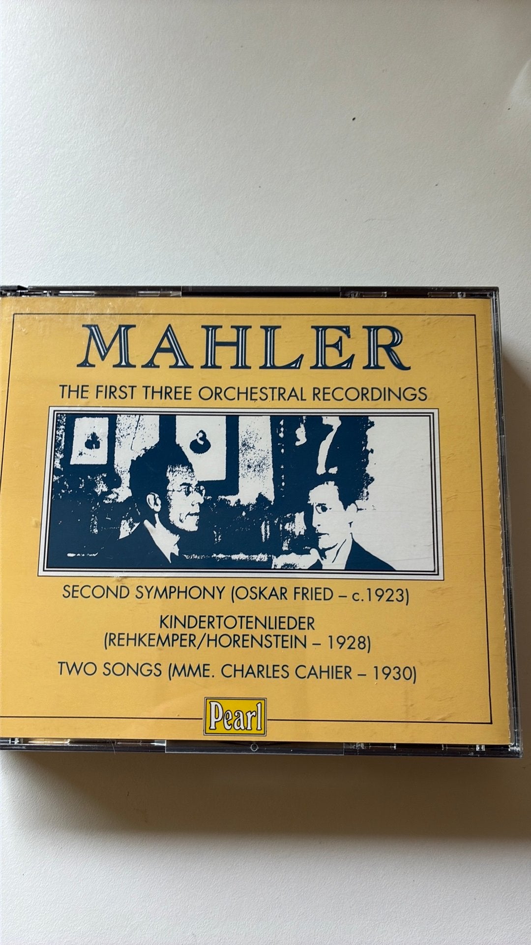Dubbel CD Mahler zeer zeldzame editie, Cd's en Dvd's, Ophalen, Zo goed als nieuw