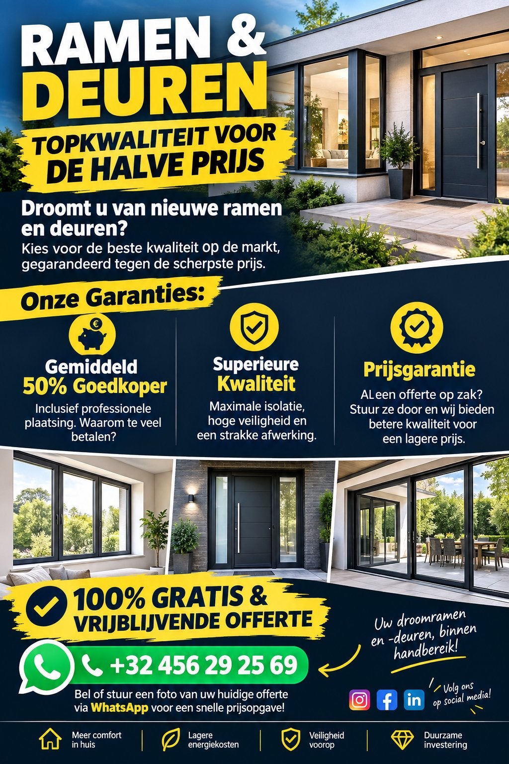 RAMEN & DEUREN – TOPKWALITEIT AAN SCHERPE PRIJZEN |, Enlèvement