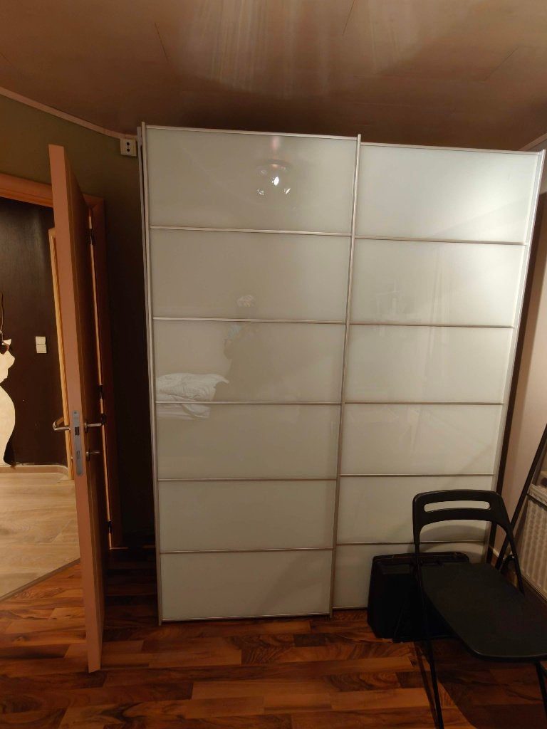 Armoire de chambre, Avec tablette(s), Autres essences de bois, 150 à 200 cm, Comme neuf