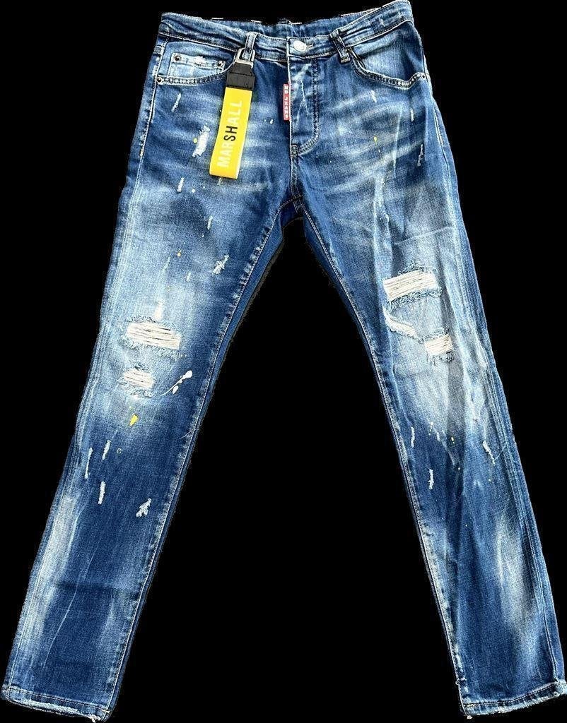 Marshall Denim Jeans ~NIEUW~ [24] Maat 38, Enlèvement ou Envoi, Neuf, Bleu, W36 - W38 (confection 52/54)