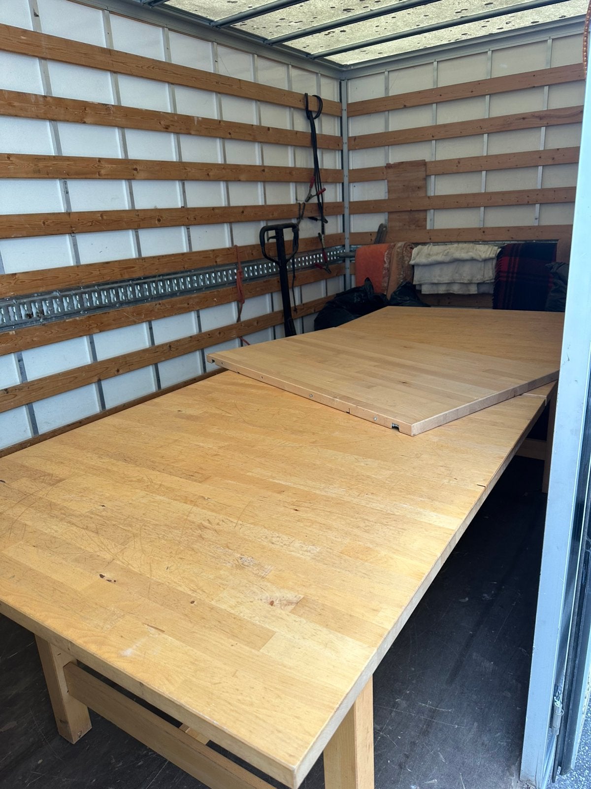 Table Ikea 200 cm avec rellonge 50 cm, Maison & Meubles, Enlèvement