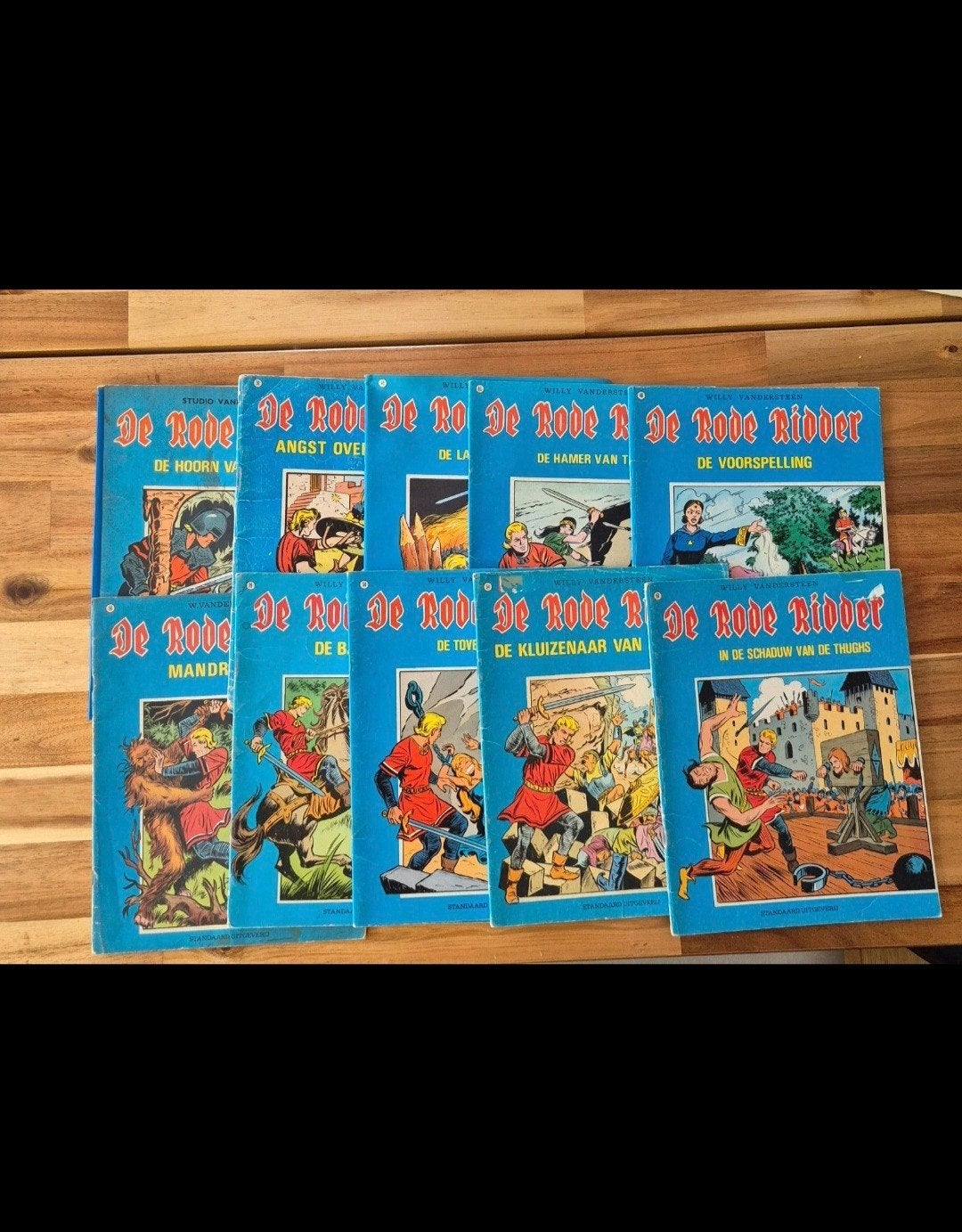 rode ridder herdrukken 10 stuks, Meerdere stripboeken, Ophalen of Verzenden, Gelezen