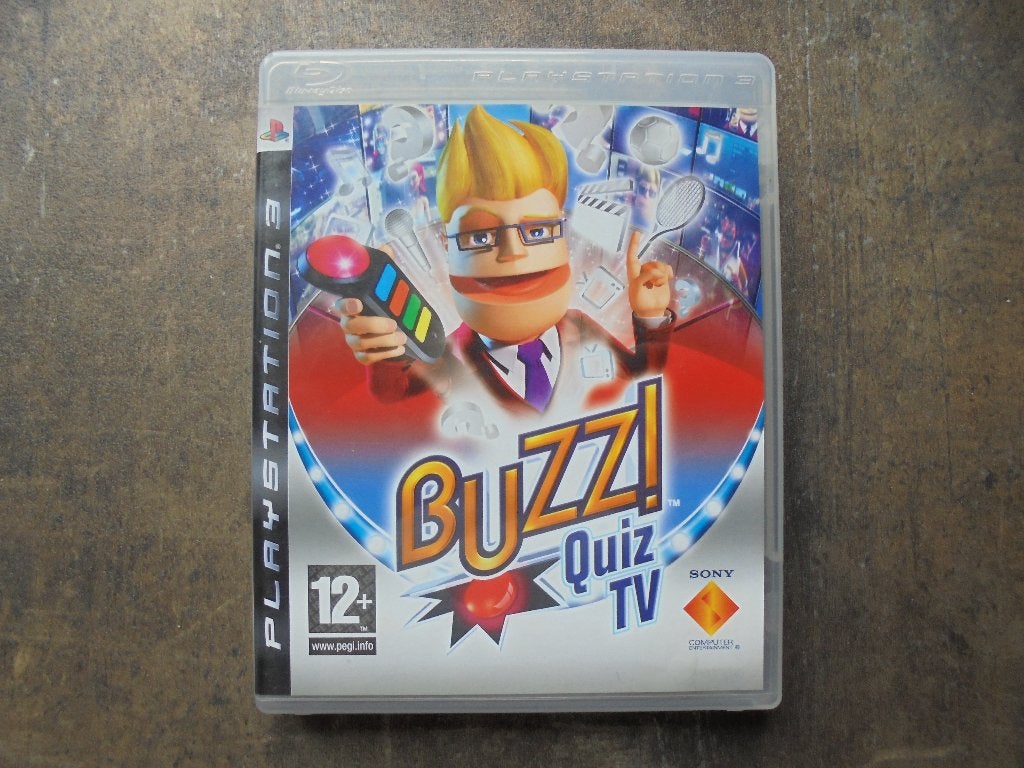 Buzz Quiz TV voor PS3 (zie foto's) II, Games en Spelcomputers, Games | Sony PlayStation 3, Puzzel en Educatief, Gebruikt, Ophalen of Verzenden