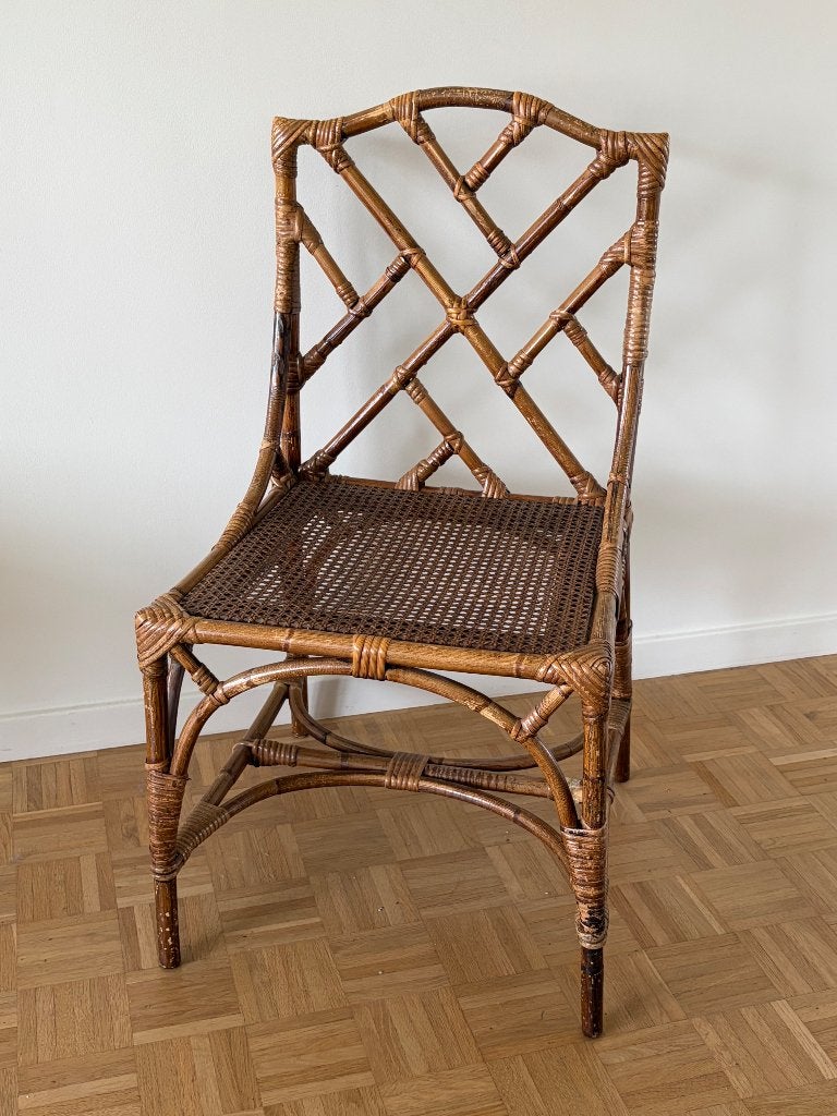 Vintage rotan stoel, Ophalen