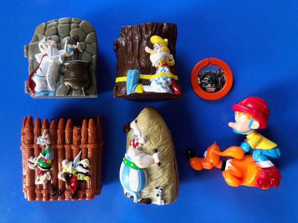 5 figurines Quick Astérix + Boule et Bill - Uderzo Roba, Enlèvement, Utilisé
