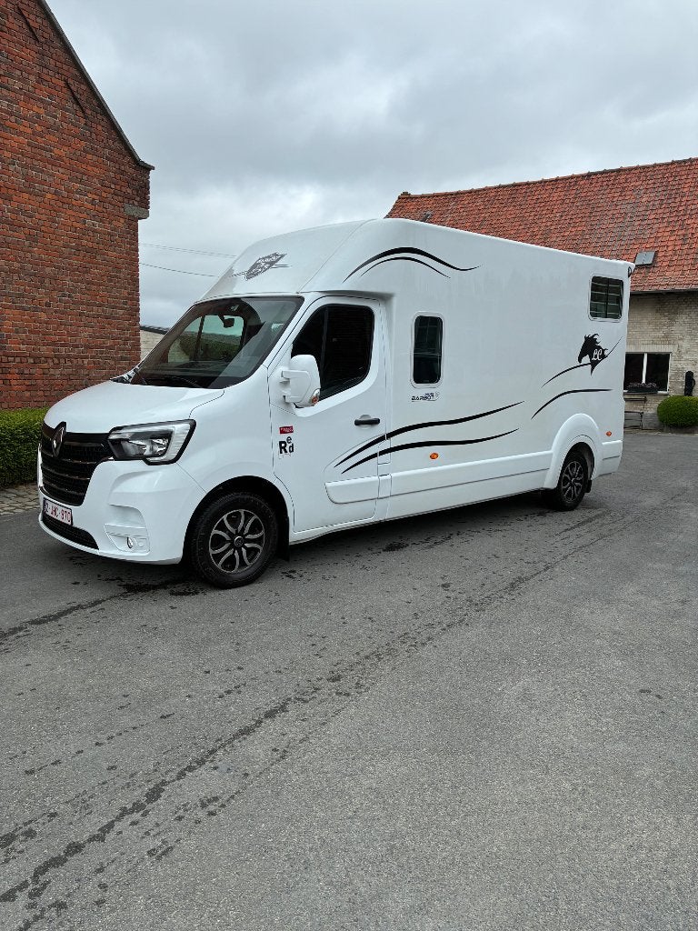 Pasrdenvrachtwagen Barbot, Dieren en Toebehoren, Ophalen, Gebruikt, Polyester, 2-paards trailer