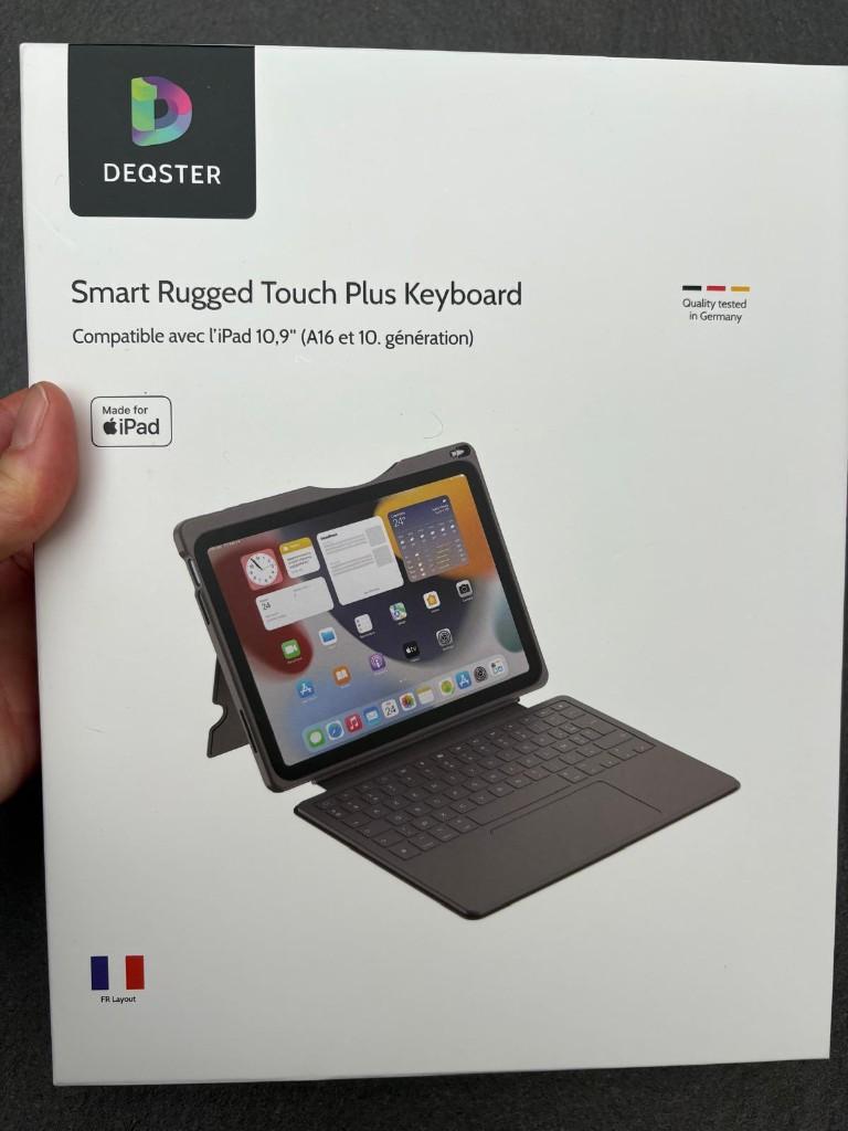 DEQSTER iPAD 10.9" Smart Rugged Touch Plus Keyboard, Computers en Software, Apple iPads, Ophalen, Nieuw, Overige modellen