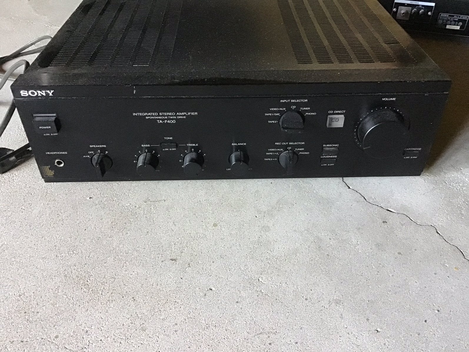 Sony versterker, Audio, Tv en Foto, Versterkers en Ontvangers, Ophalen of Verzenden, Gebruikt