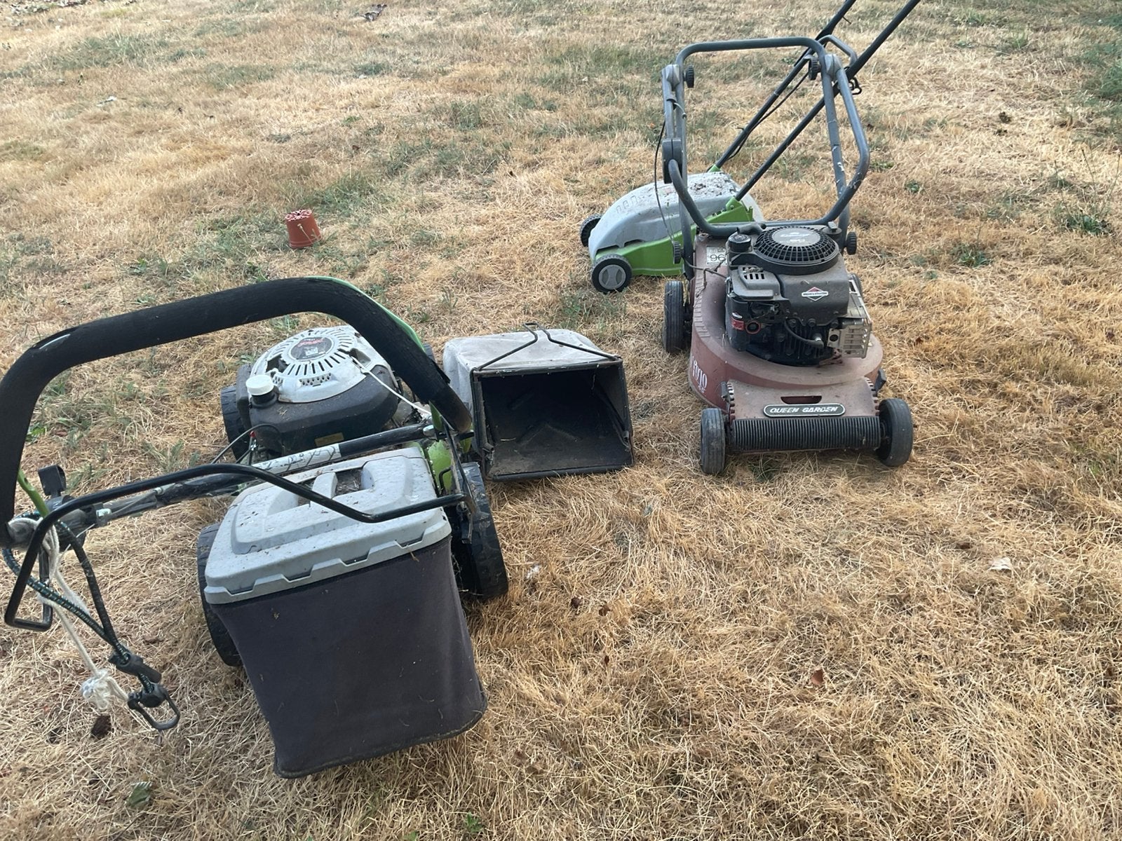 Lot grasmachines, Ophalen, Gebruikt