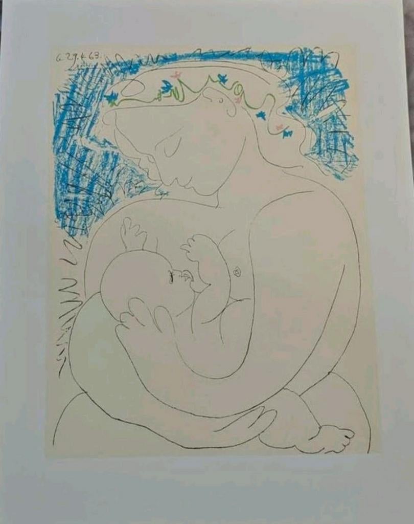 PABLO PICASSO. After. "Grand Maternité", Antiek en Kunst, Ophalen