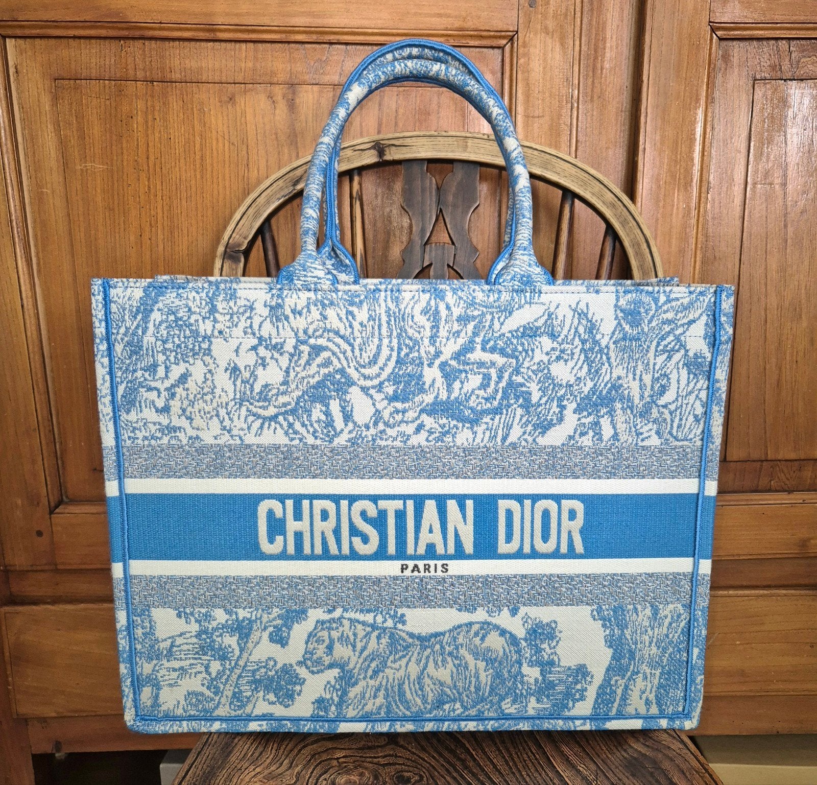 Christian Dior book tote nieuw, Ophalen of Verzenden, Blauw, Shopper