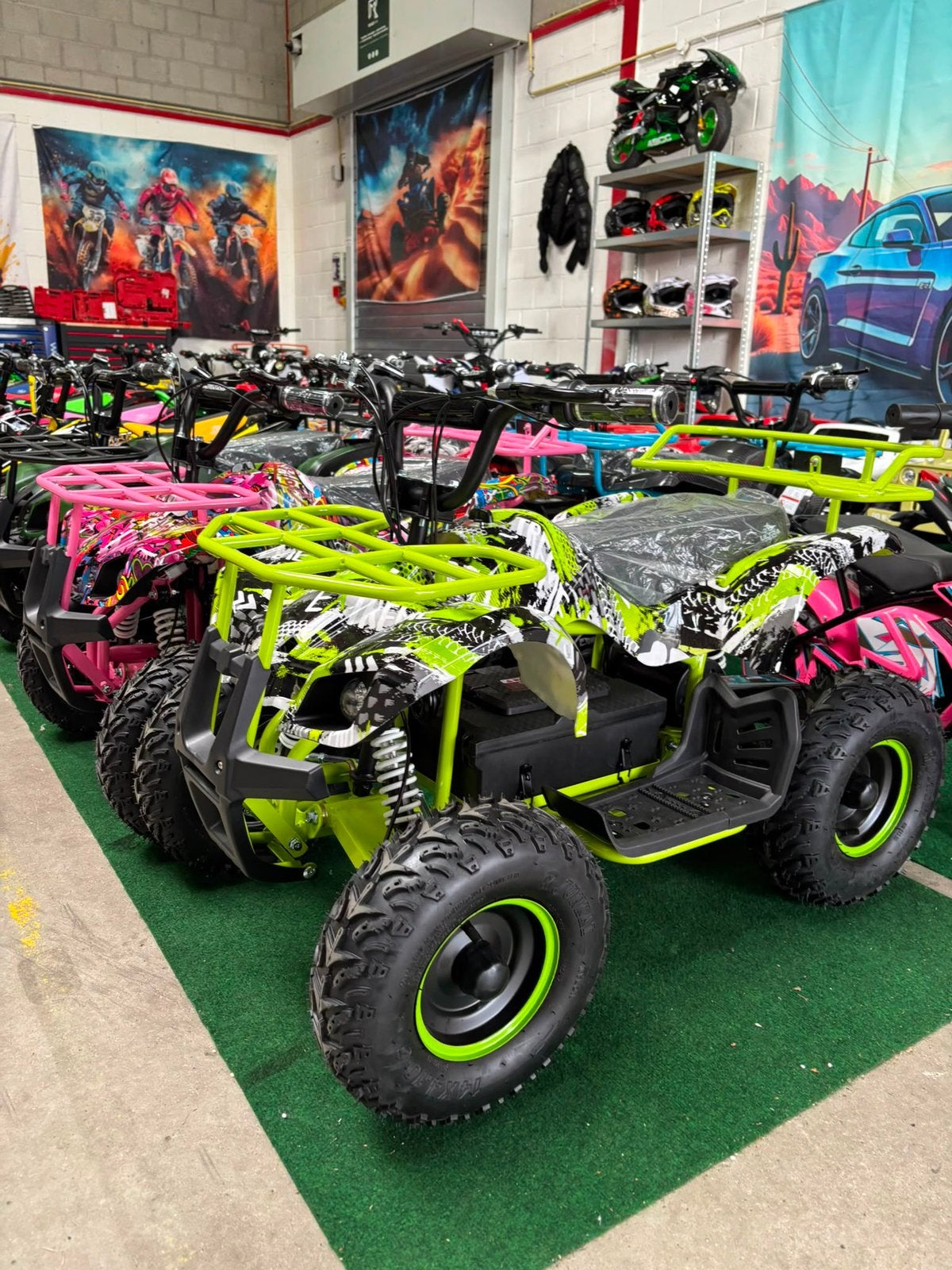 Nouveau quad électrique Ultra Motocross Lime 1000W 48V, Enlèvement ou Envoi, Neuf