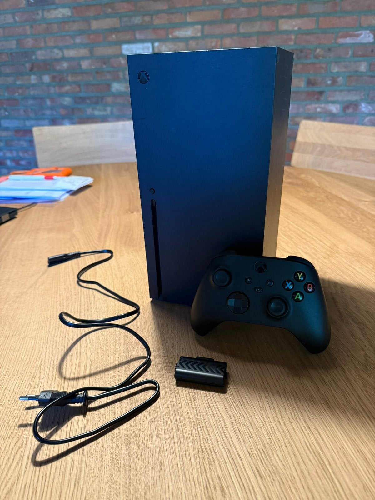 Xbox series X met controller en batterij, Enlèvement, Comme neuf, Xbox Series X