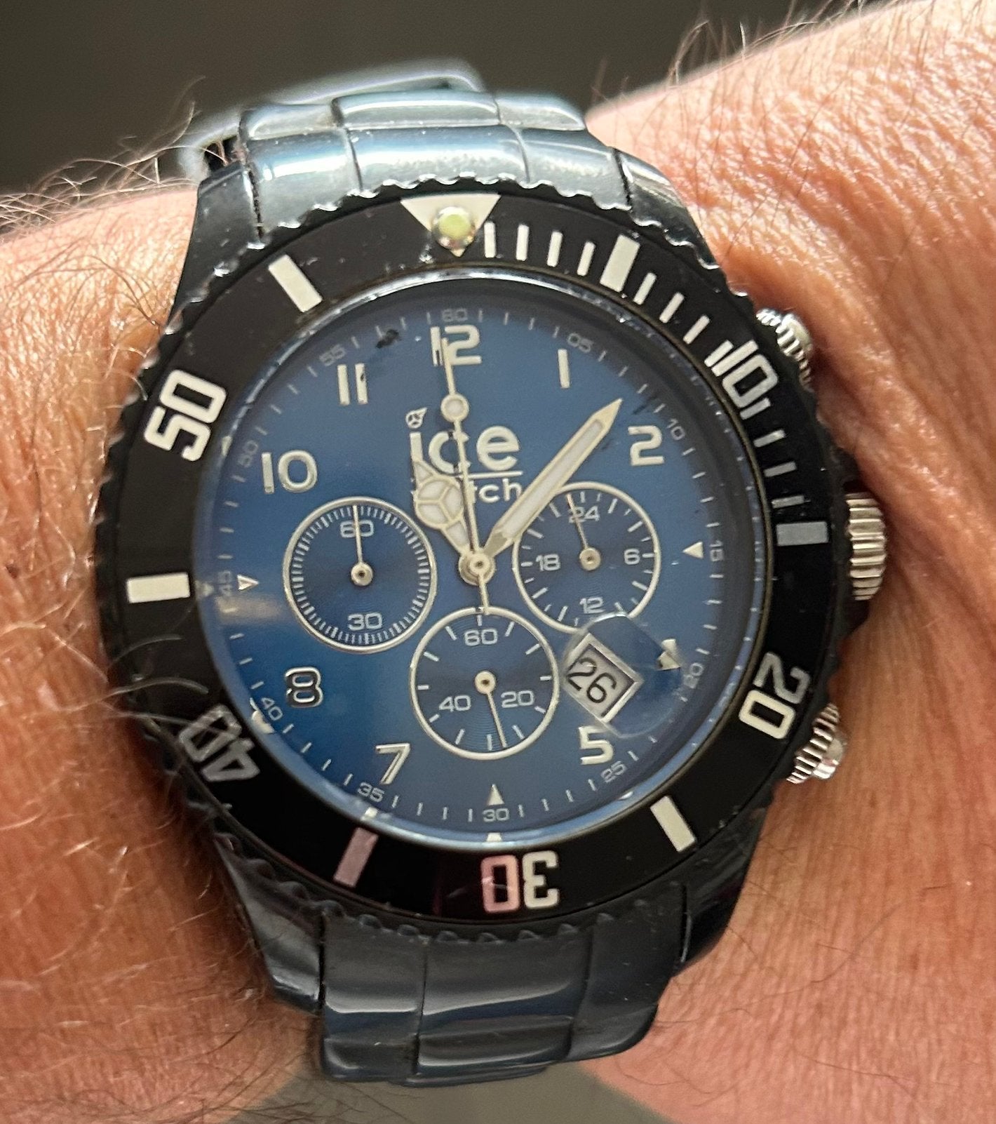 Ice Watch Chrono, Enlèvement, Comme neuf, Montre-bracelet