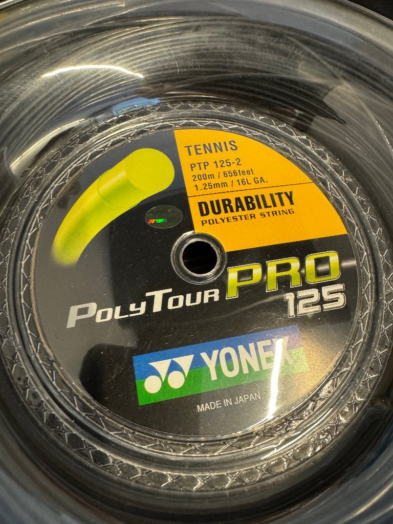 Bobijn tennis snaar Yonex Polytour Pro 125, Ophalen, Nieuw, Grip of Snaar, Overige merken