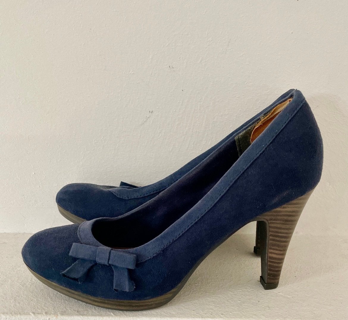 Chaissures a talons 40 en daim, Vêtements | Femmes, Chaussures, Neuf, Escarpins, Enlèvement, Bleu