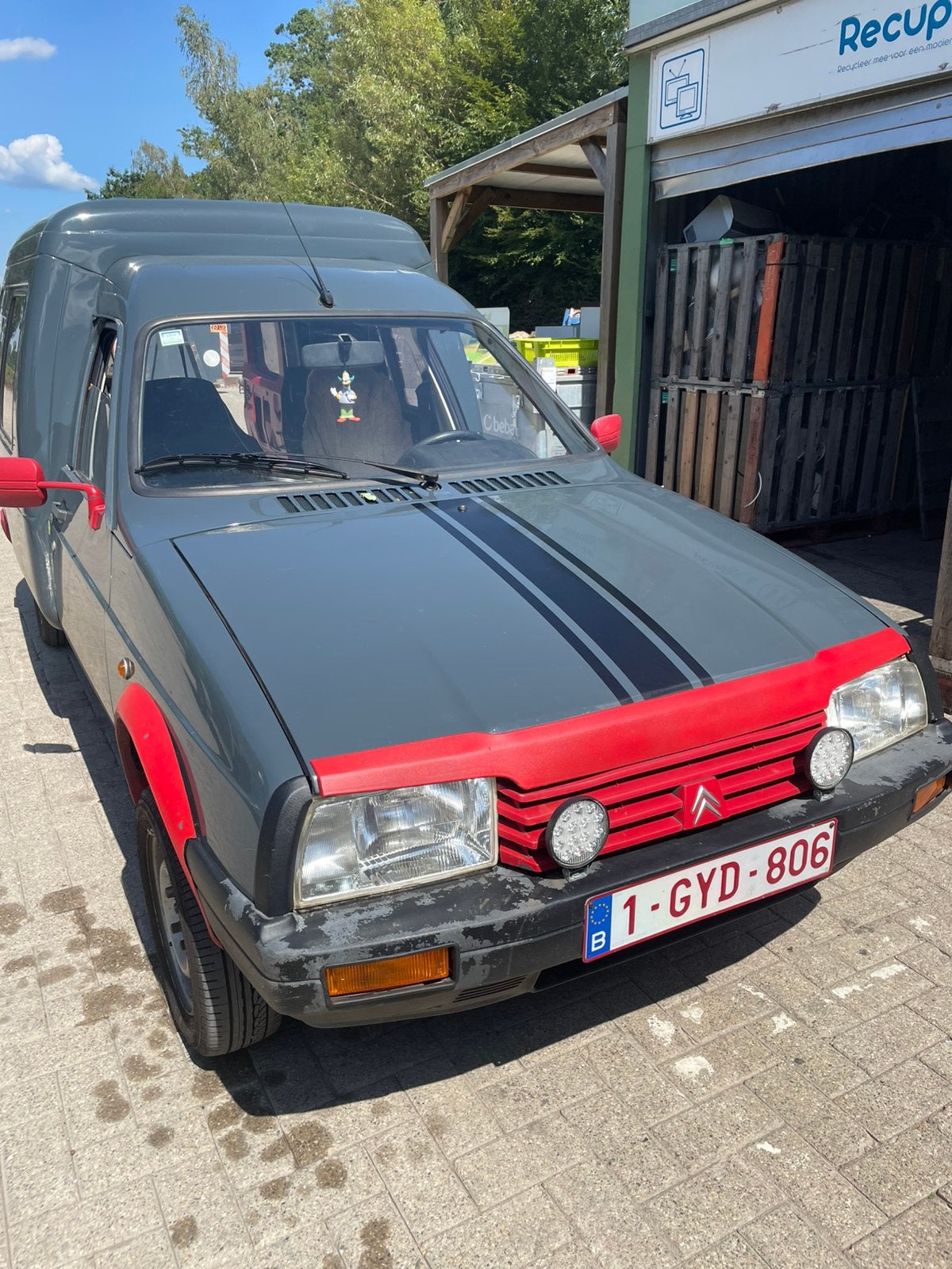 Unieke oldtimer Citroën C15 1.4 b 76dKm, Autos, Achat, 2 places, Boîte manuelle, Noir