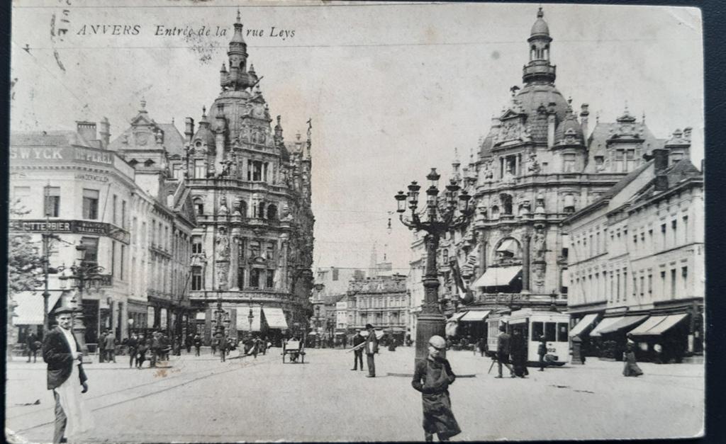 Oude kaart, Enlèvement ou Envoi, Anvers