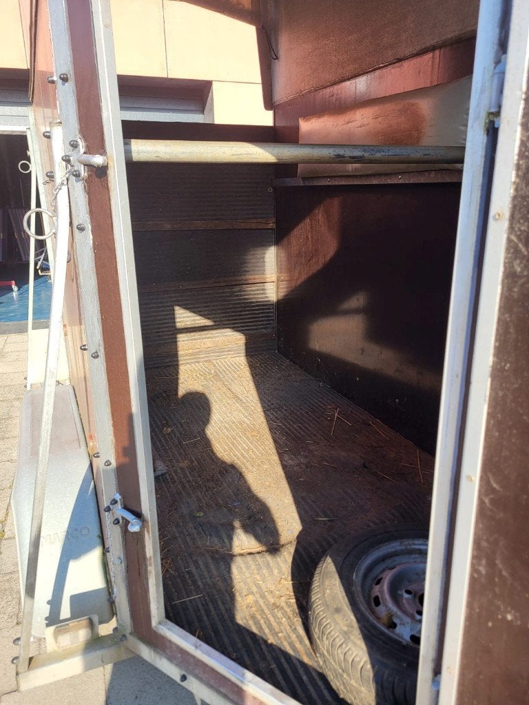 Paardentrailer (1,5-paards), Ophalen, Gebruikt, 1½-paards trailer