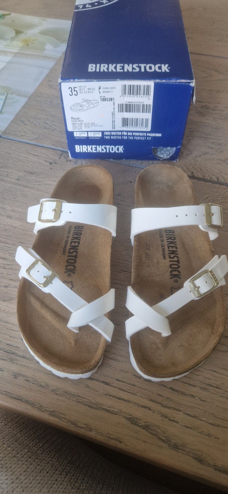 Nieuwe Teensandalen maat 35 smal, Ophalen, Meisje, Overige typen, Birkenstock