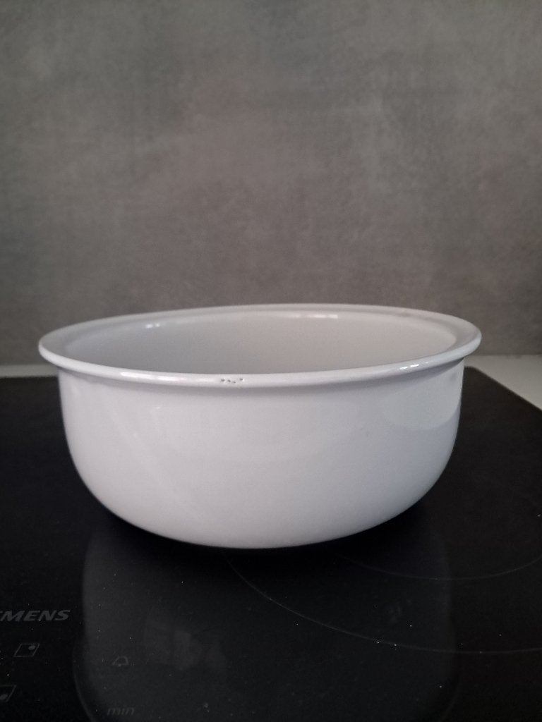 Slakom in witte procelein, Maison & Meubles, Cuisine | Vaisselle, Vintage, Comme neuf, Enlèvement, Récipient(s)