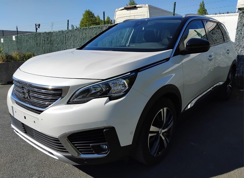 PEUGEOT 5008 1.5HDI 2019 7plates  LEDEREN GPS AIRCO  11900€, Auto's, Monovolume, 4 cilinders, Leder, 5 deurs