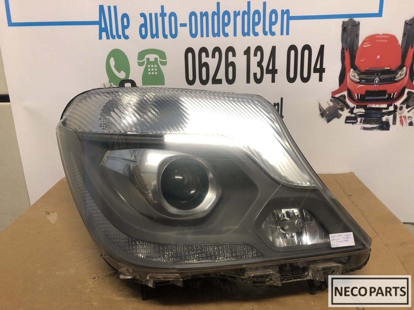 W906 sprinter facelift xenon koplamp origineel mercedes !!, Autos : Pièces & Accessoires, Éclairage, Mercedes-Benz, Utilisé, Enlèvement ou Envoi