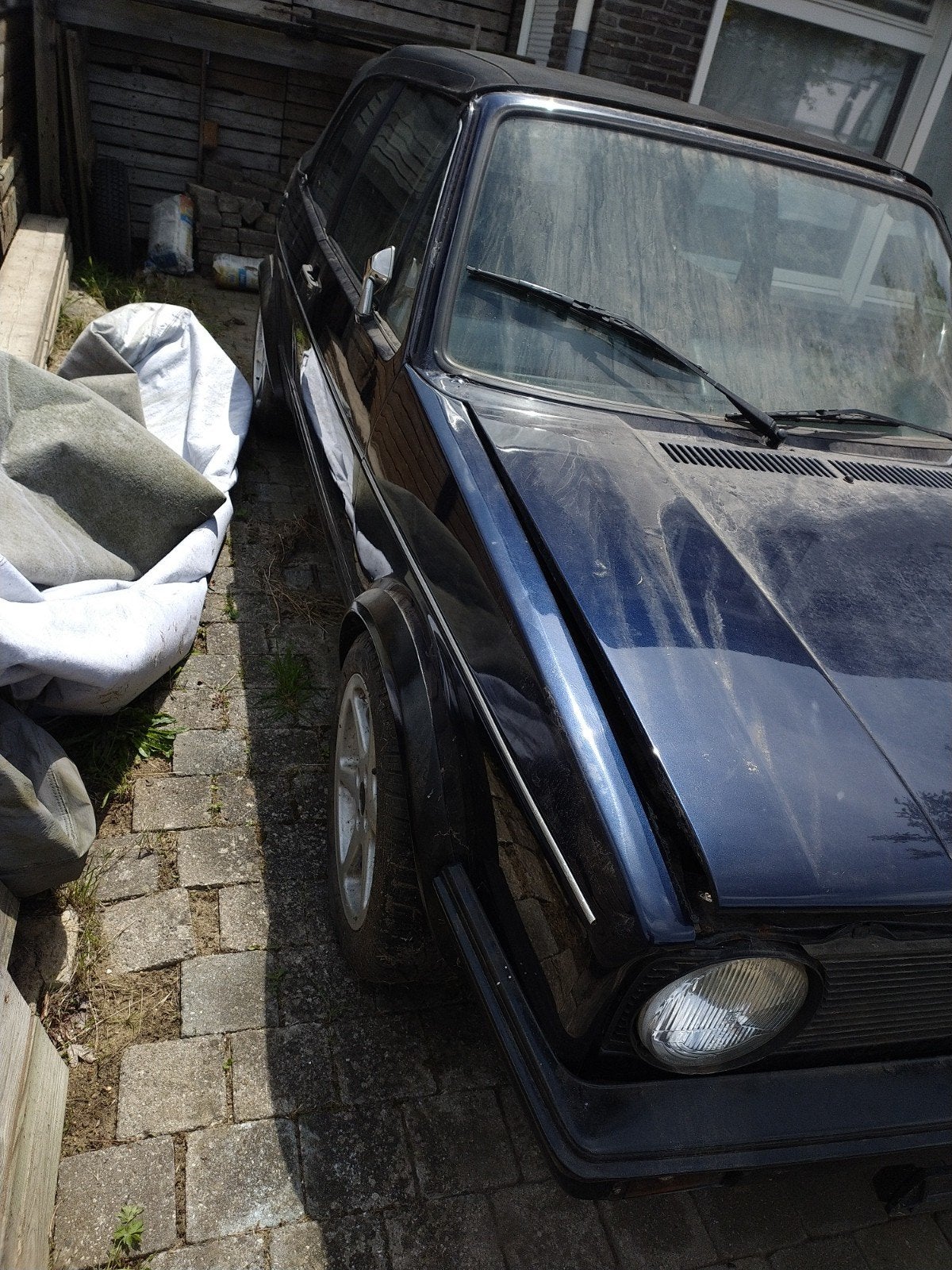 VW golf cabrio mk1, Autos, Achat, Cabriolet, Boîte manuelle, Noir
