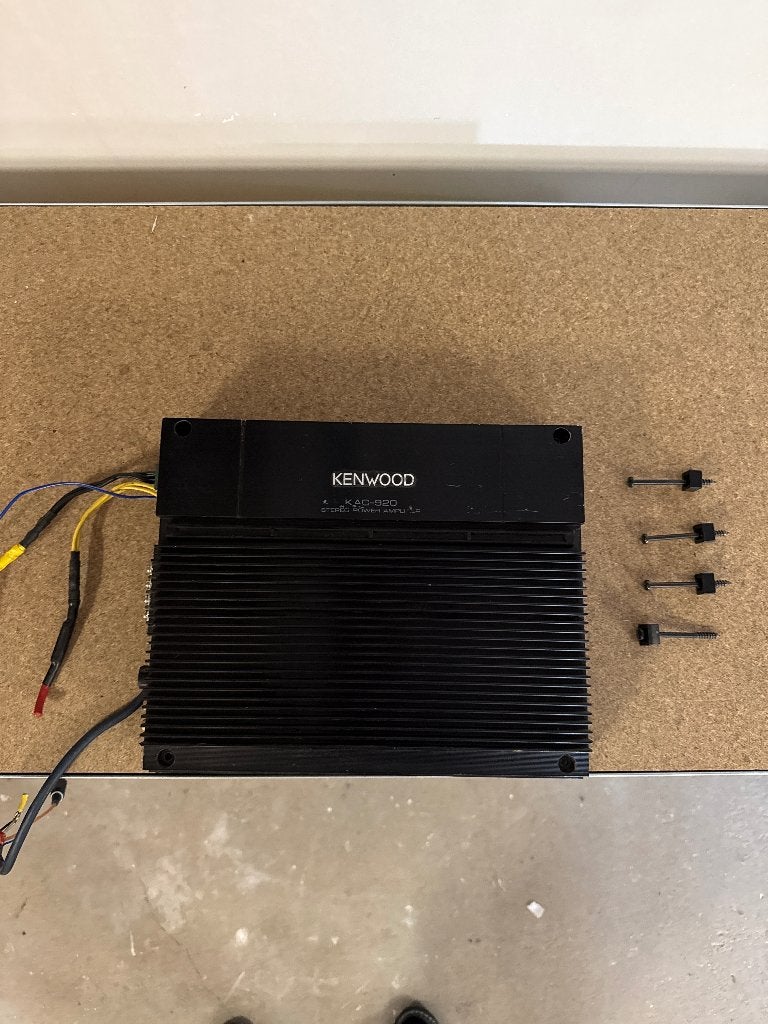 Kenwood versterker old school, Auto diversen, Autospeakers, Ophalen, Gebruikt