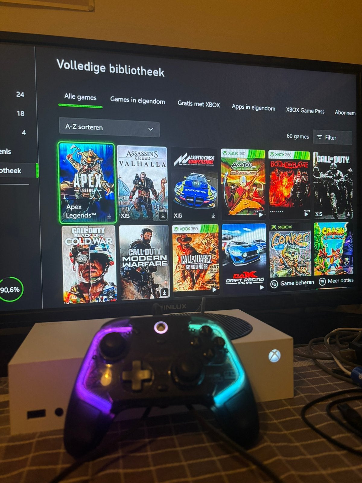 Xbox series s 60games, Games en Spelcomputers, Ophalen of Verzenden, Zo goed als nieuw, Xbox Series S