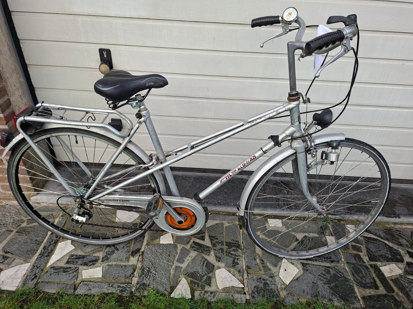 damesfiets, Ophalen, Gebruikt, Minder dan 10 versnellingen, 28 inch
