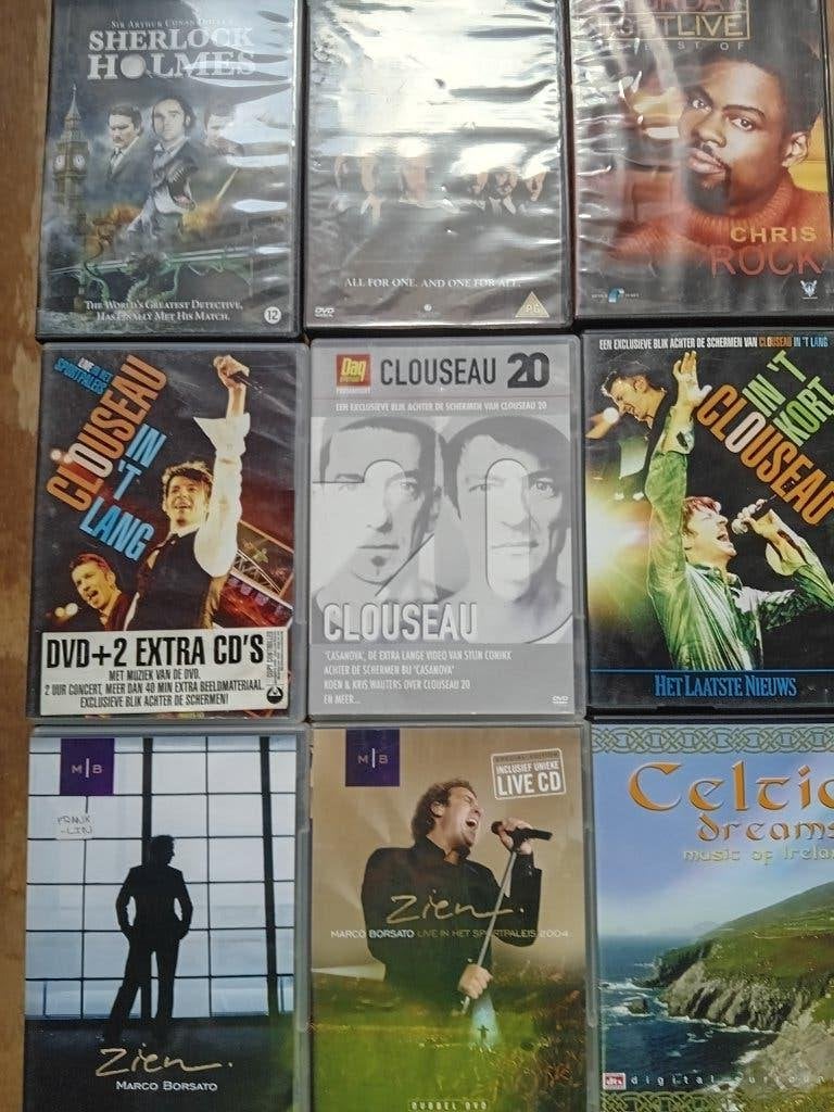 Muziek dvd,s Clouseau en Borsato, Tous les âges, Enlèvement, Comme neuf