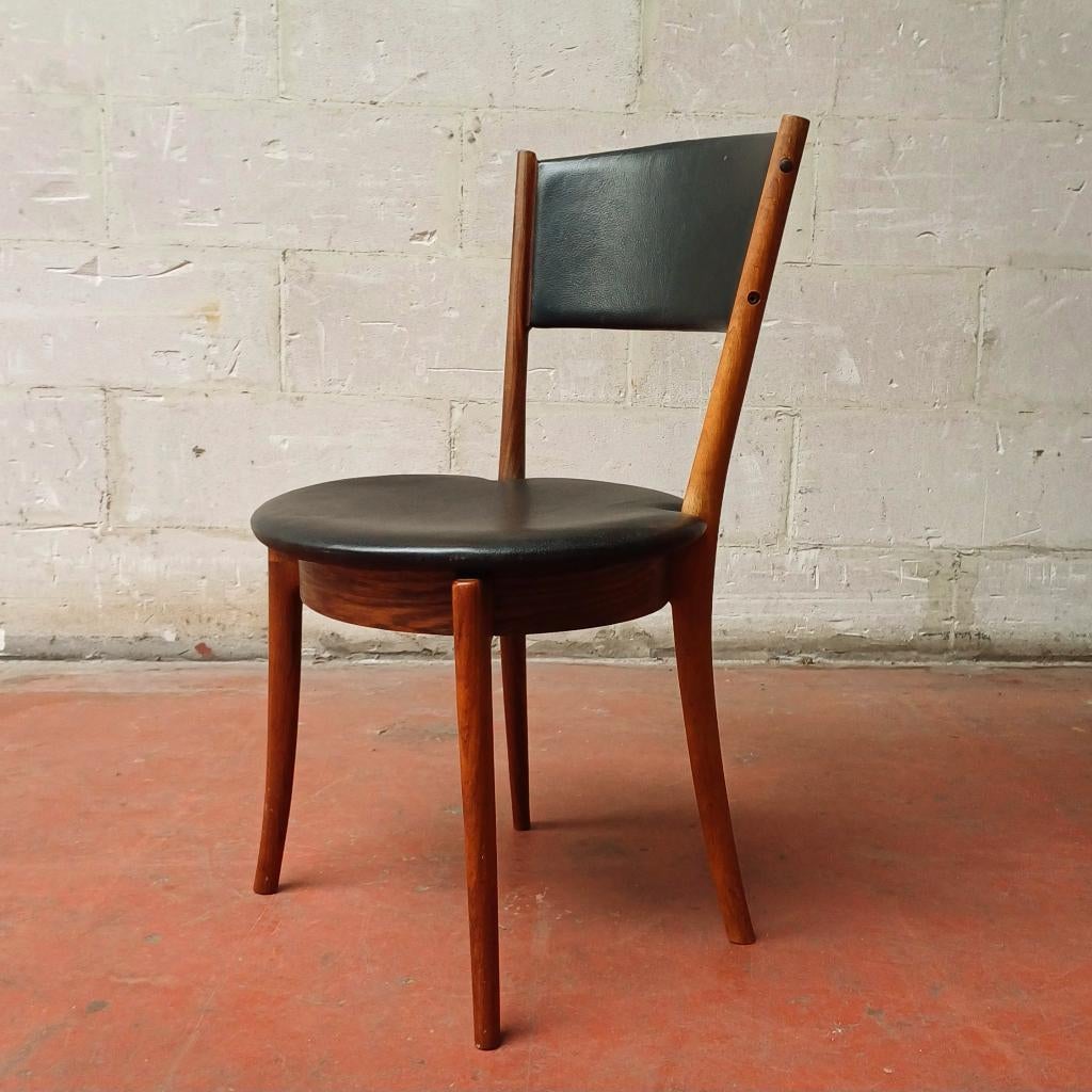 Chaise par Kai Lyngfeldt pour Soren Willadsens, Maison & Meubles, Enlèvement, Utilisé, Noir, Bois