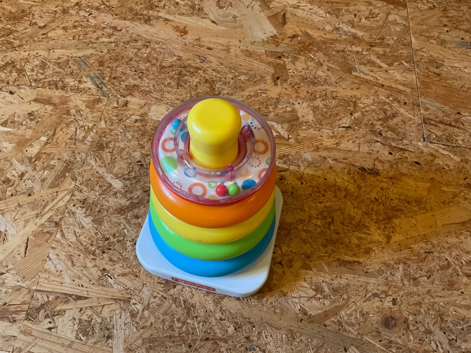 Fisherprice babyspeelgoed stapeltoren met ringen, Kinderen en Baby's, Speelgoed | Fisher-Price, Ophalen, Gebruikt