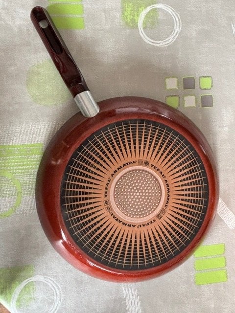 Tefalpan 24cm diameter op bodem, Ophalen, Keramische plaat, Koekenpan of Braadpan, Nieuw