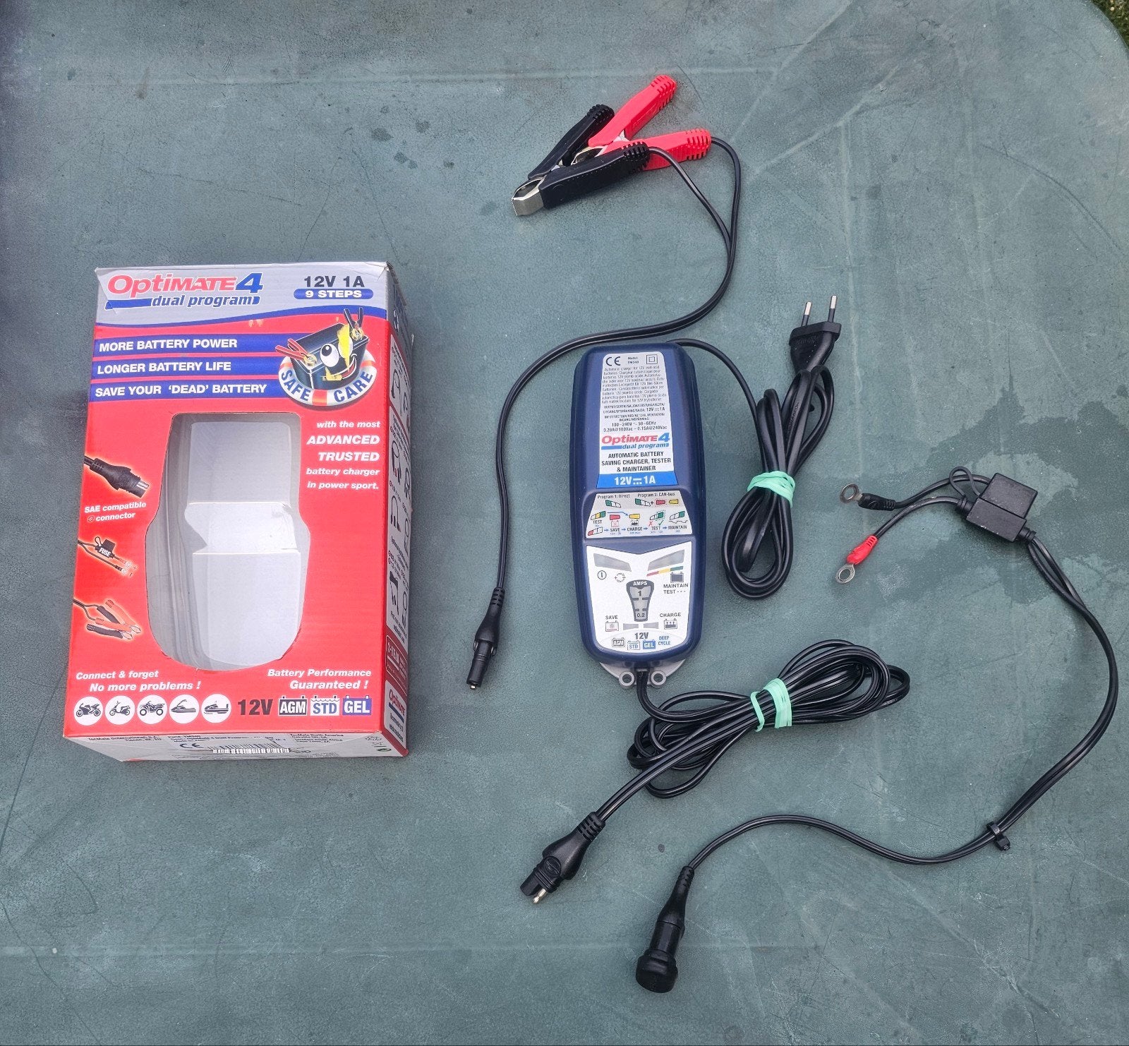 Chargeur de batterie AGM/STD/GEL à double programme OPTIMATE, Enlèvement ou Envoi
