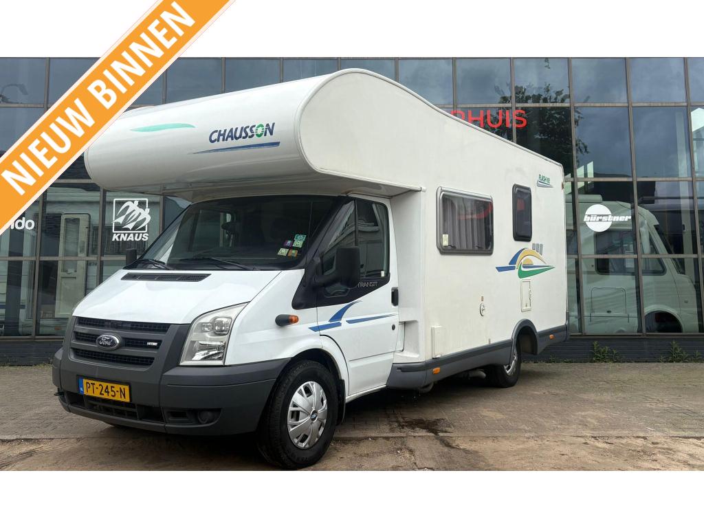 Chausson Flash 03,Stapelbed,Airco,Navi, Caravans en Kamperen, Mobilhomes, Alkoof, Ringverwarming, Koelkast, Luifel