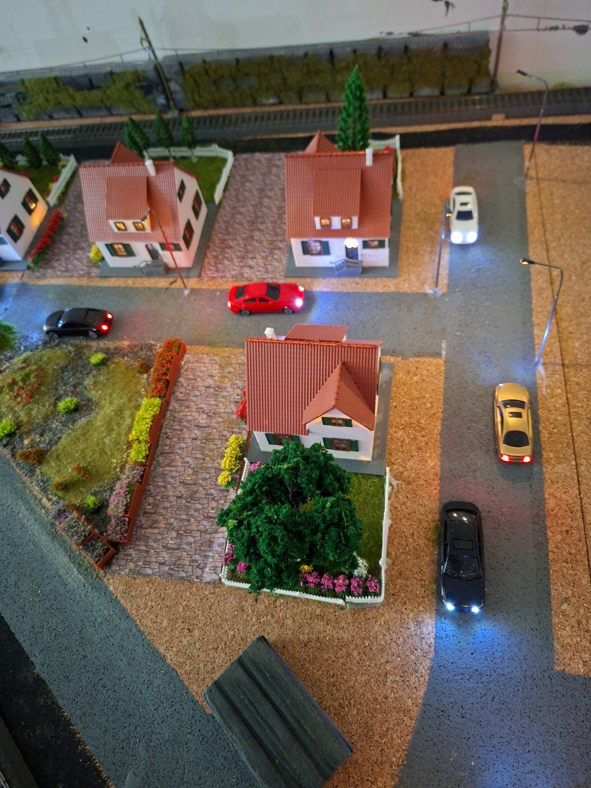 auto's ho en verlicht