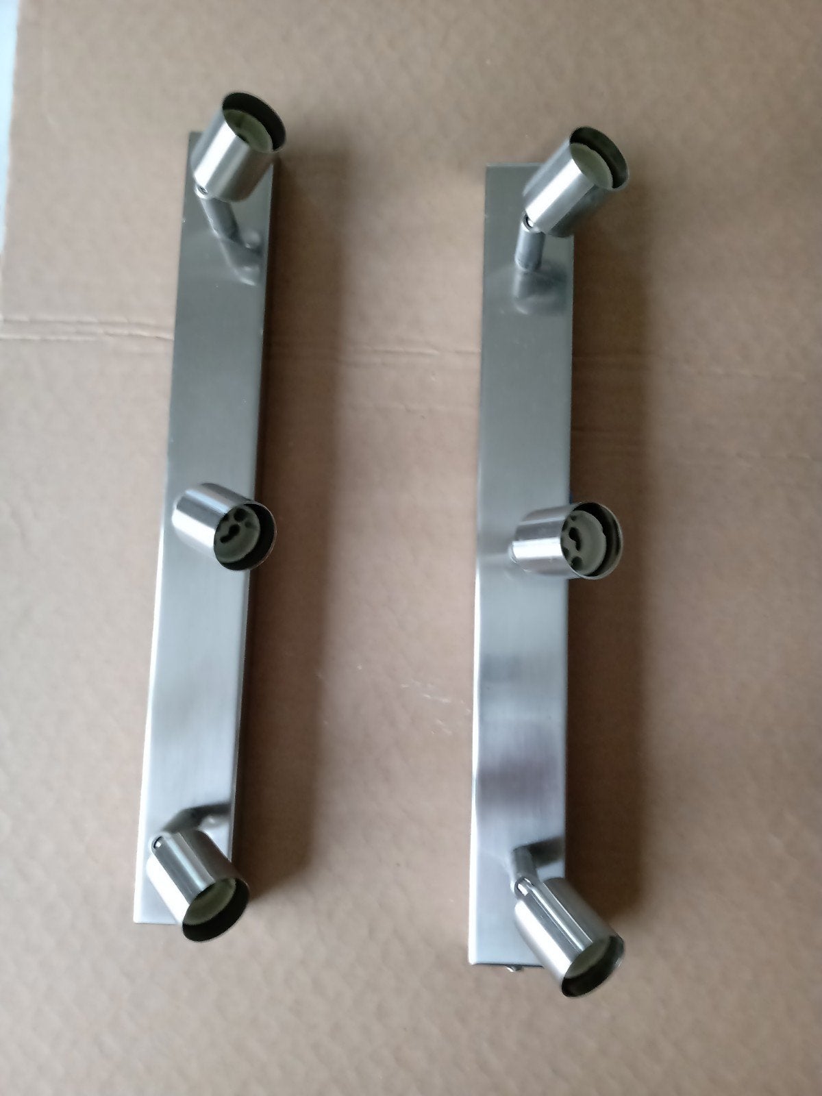 spots zilver 40 cm lang 4,5 cm breed, Huis en Inrichting, Lampen | Spots, Ophalen