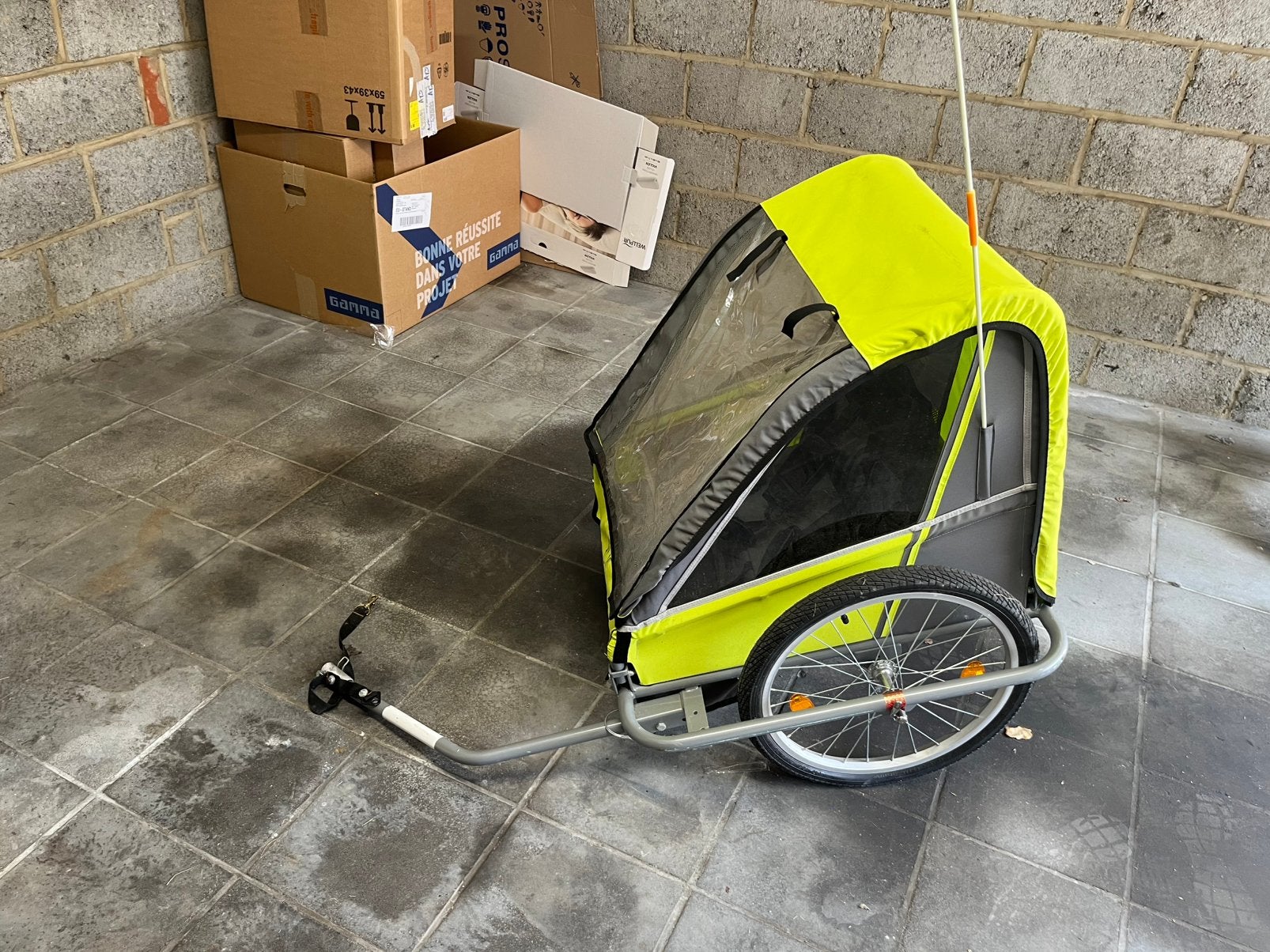 Fietskar, Vélos & Vélomoteurs, Enlèvement, Utilisé, Remorque pour enfant, 20 à 40 kg