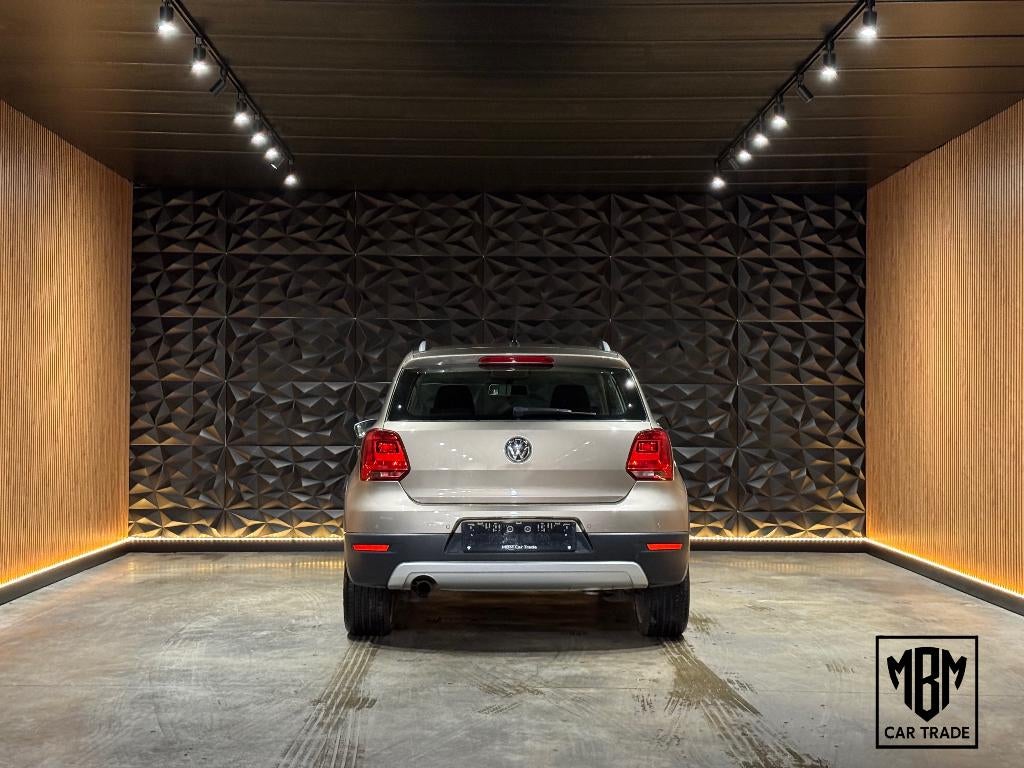 ✅ Volkswagen Polo Cross 1.2 TSI GARANTIE Airco Parksensoren, Voorwielaandrijving, Stof, 4 cilinders, Beige