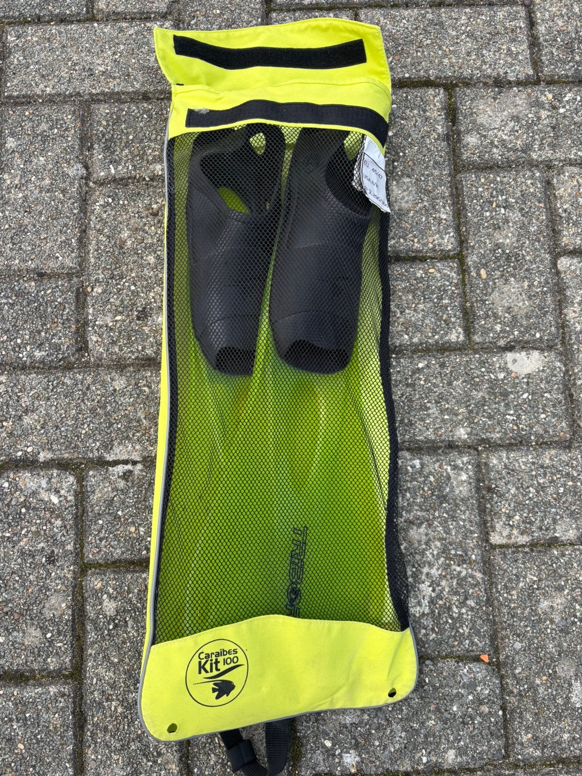 Zwemvliezen + snorkel, Ophalen, Gebruikt
