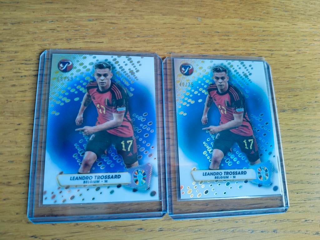 Topps Euro 2024 2 genummerde kaart Leandro Trossard België, Verzamelen, Ophalen of Verzenden
