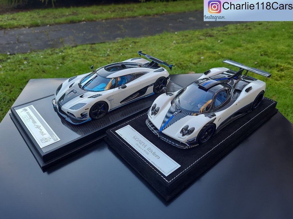 VMB 1/18 Koenigsegg Agera RS1 & HH 1/18 Pagani Zonda Riviera, Hobby en Vrije tijd, Ophalen of Verzenden, Nieuw