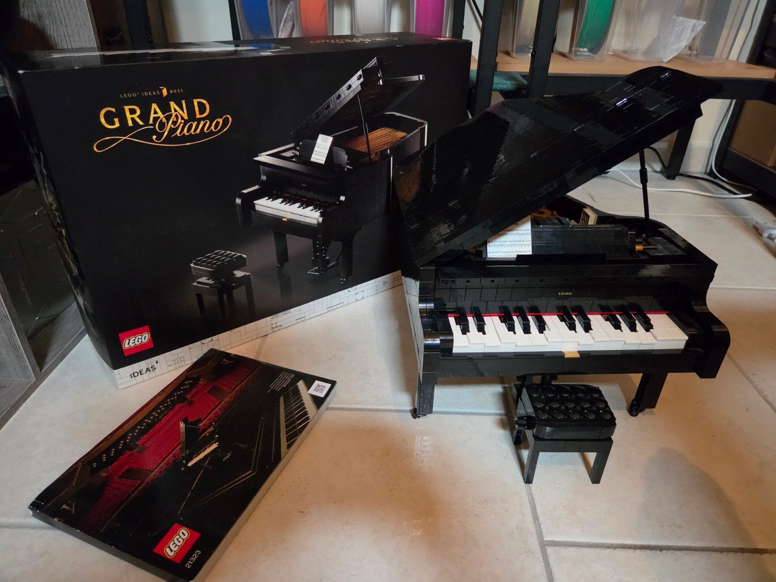 Lego ideas 21323 le grand piano, Enlèvement ou Envoi, Lego, Ensemble complet, Comme neuf
