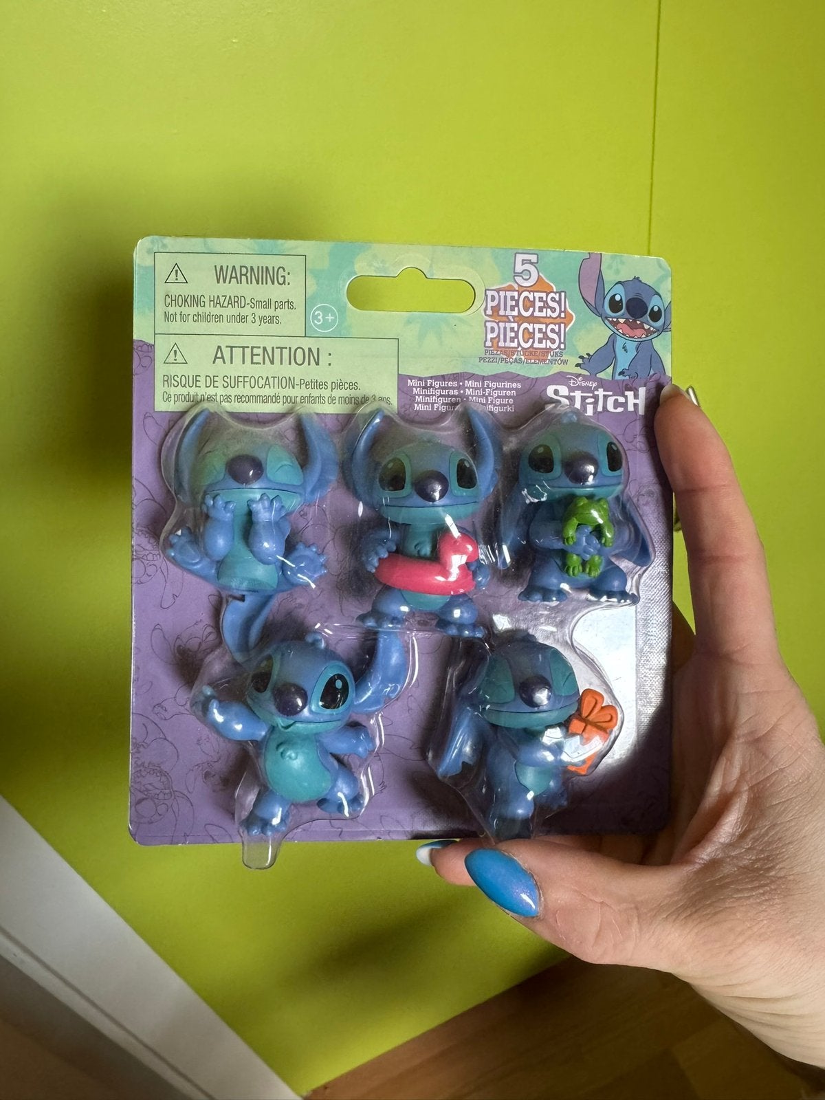 Stitch firguurtjes, Enlèvement, Comme neuf